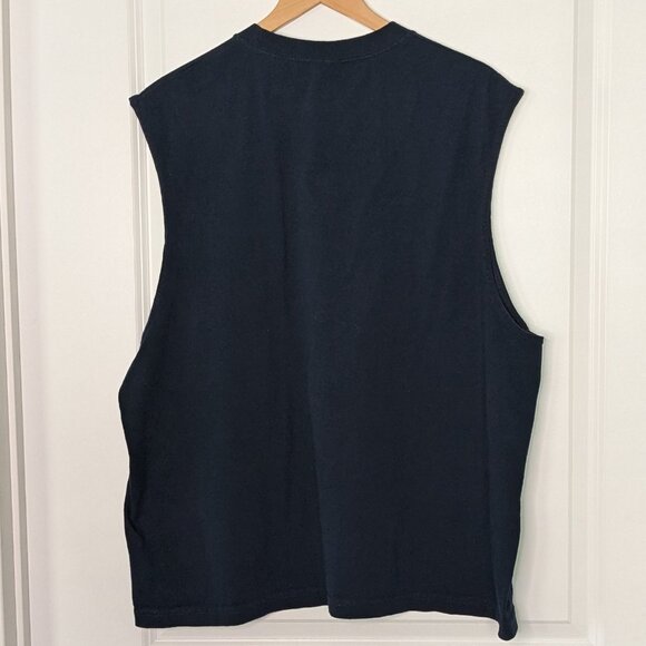 Disney Parks Shirt Men's XXL Blue Disneyland Flag 1955 Sleeveless Tank Top Tee - Picture 2 of 5